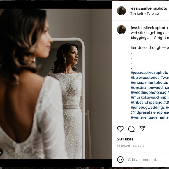 Art Deco ivory size 4 wedding gown - Picture 9 of 10